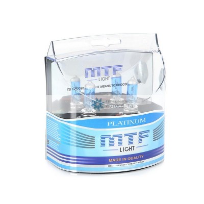 Набор галогеновых ламп MTF Light H8 Platinum 3800K